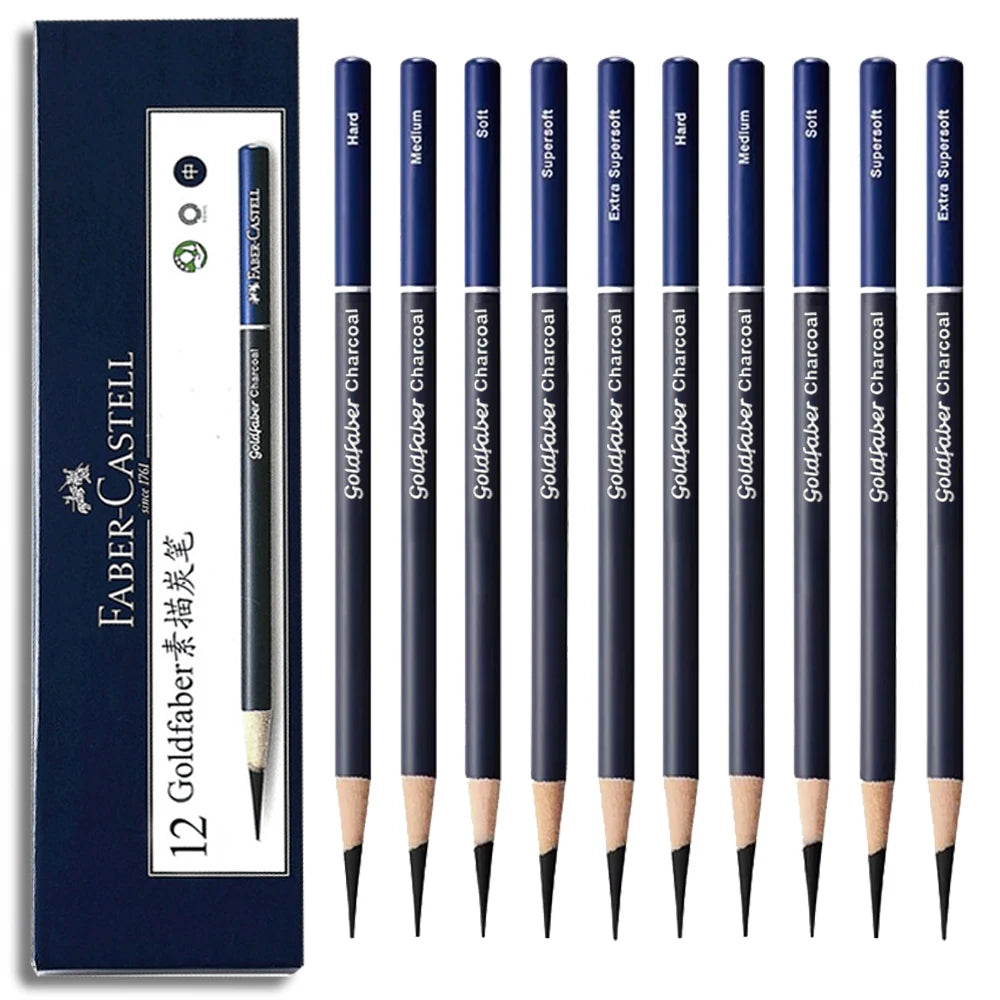 Set da 5/10 matite per disegno a carboncino e grafite - Sketch professionale