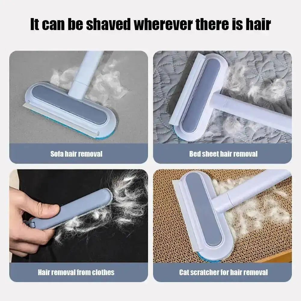 Pet Hair Removal Set - Spazzola Rimuovi Pelo Doppia Faccia per Tappeti e Divani