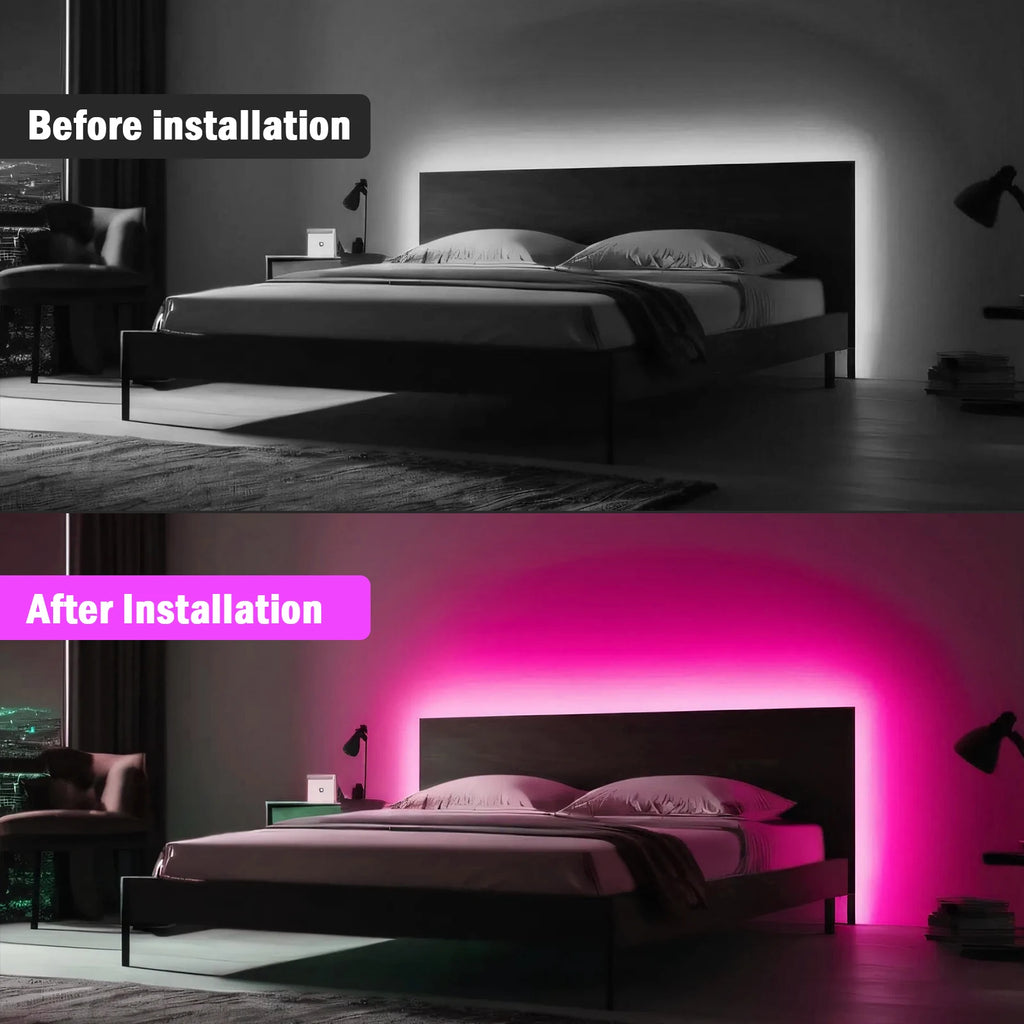Striscia LED COB 5V USB 320 LED/m – Luce flessibile multicolore per casa