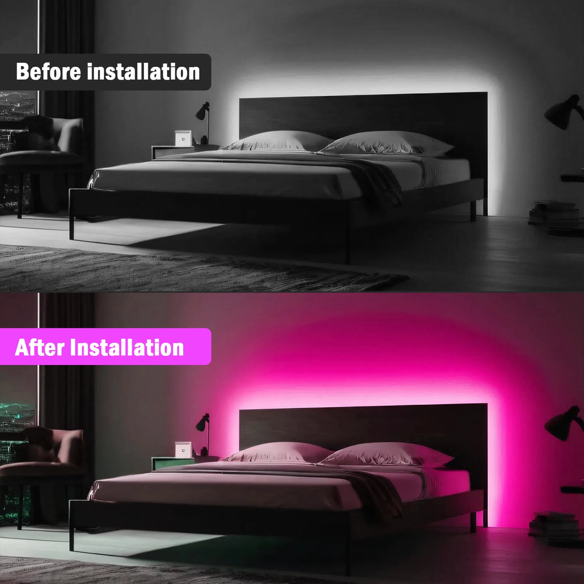Striscia LED COB 5V USB 320 LED/m – Luce flessibile multicolore per casa