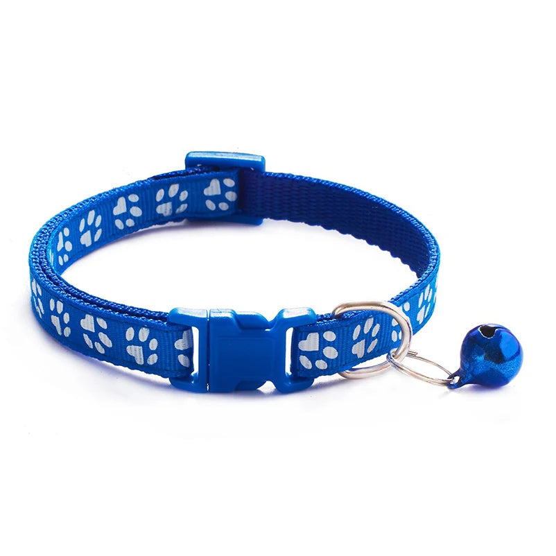 Collarlo per Gatti e Cani con Campanella, Multi-Colori, Corda
