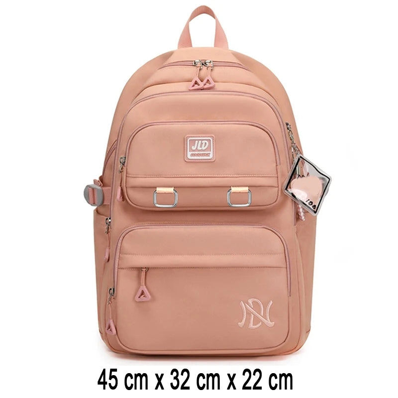 Sac à dos scolaire pour fille adolescente en nylon - Petit sac Kawaii mignon
