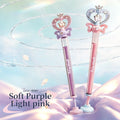 Summer Magic Fairy Wand Water Gun Shiny Glowing Outdoor Water Play Toy Children's Birthday Gift Pull-Out Water Cannon Battle