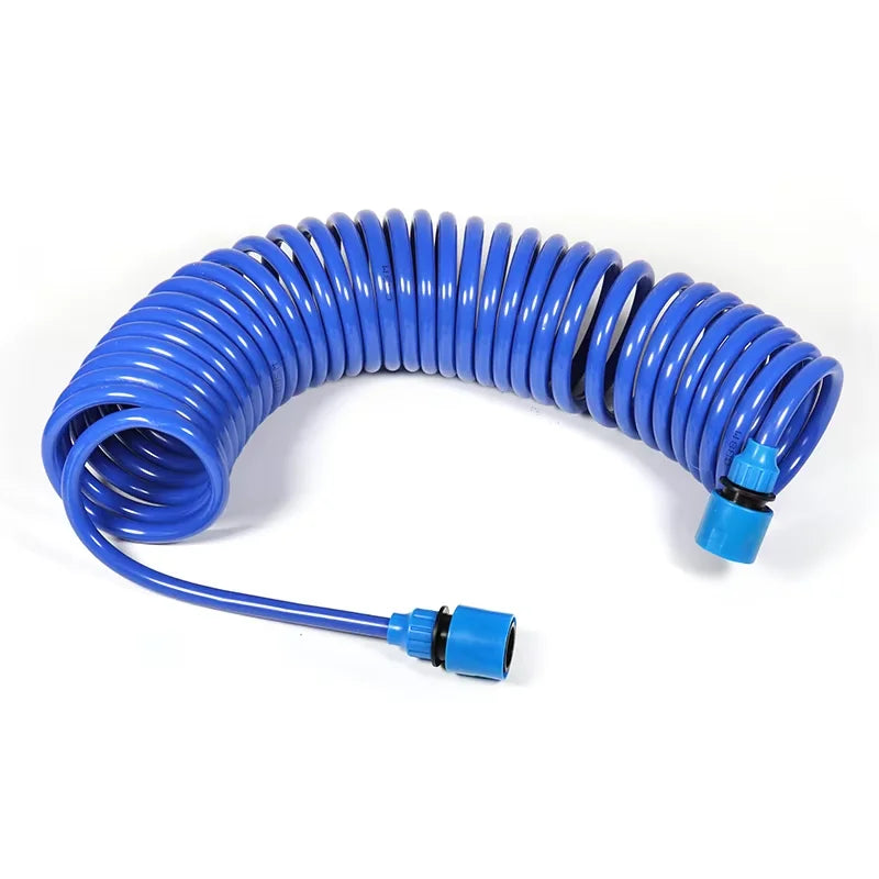 10/15m Portable Garden EVA Retractable Water Hose Spring Hose Car Wash Curly Magic Pipe Expandable for Flower Lawn Watering