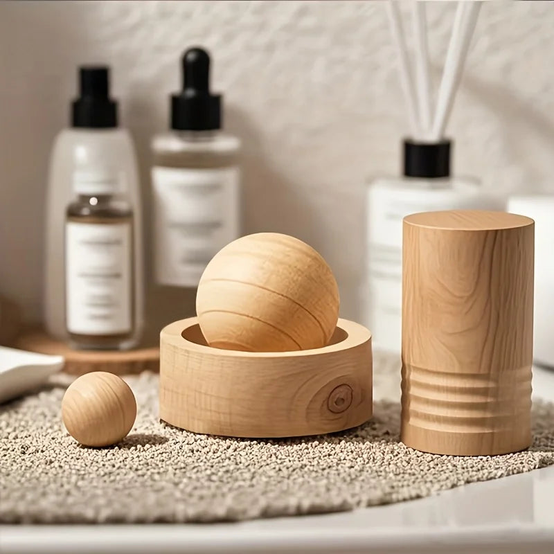 Diffusore di oli essenziali in legno per auto e casa – Mini decorativo