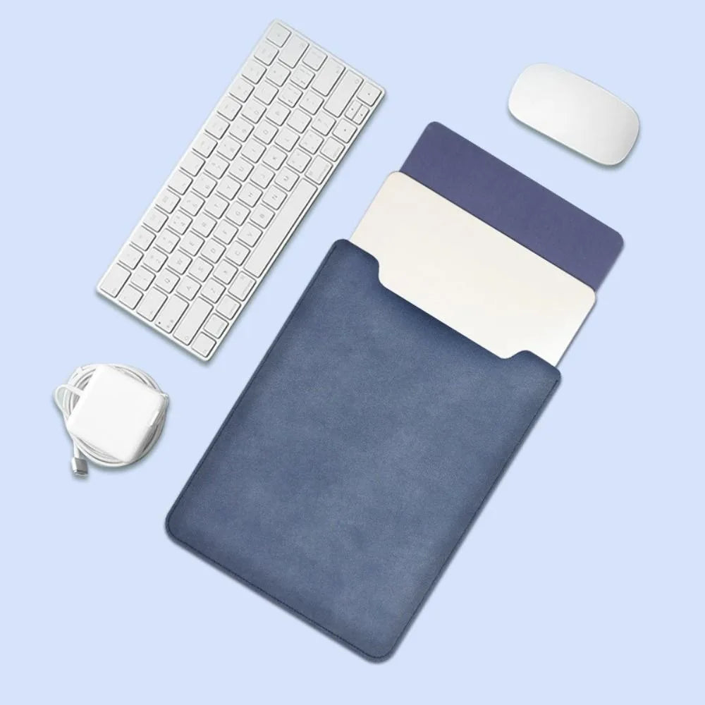 Cover Protettiva per Laptop 13-15 Pollici, Sleeve Ultra Sottile in PU Leather