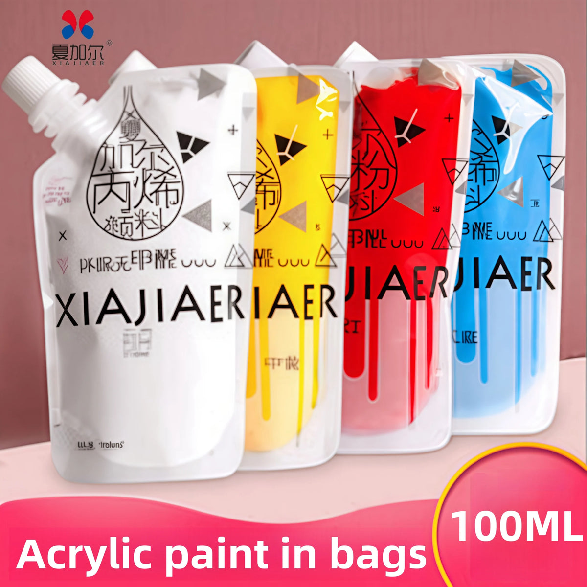 Set di 64 colori acrilici 100 ml - Pittura per artisti e graffiti