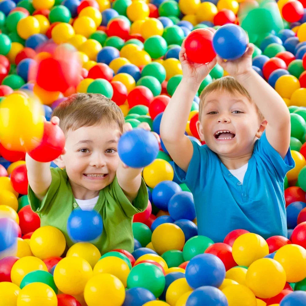 Palline Soft Plastic Colorate per Piscina e Tenda Giochi Bambini Eco-Friendly