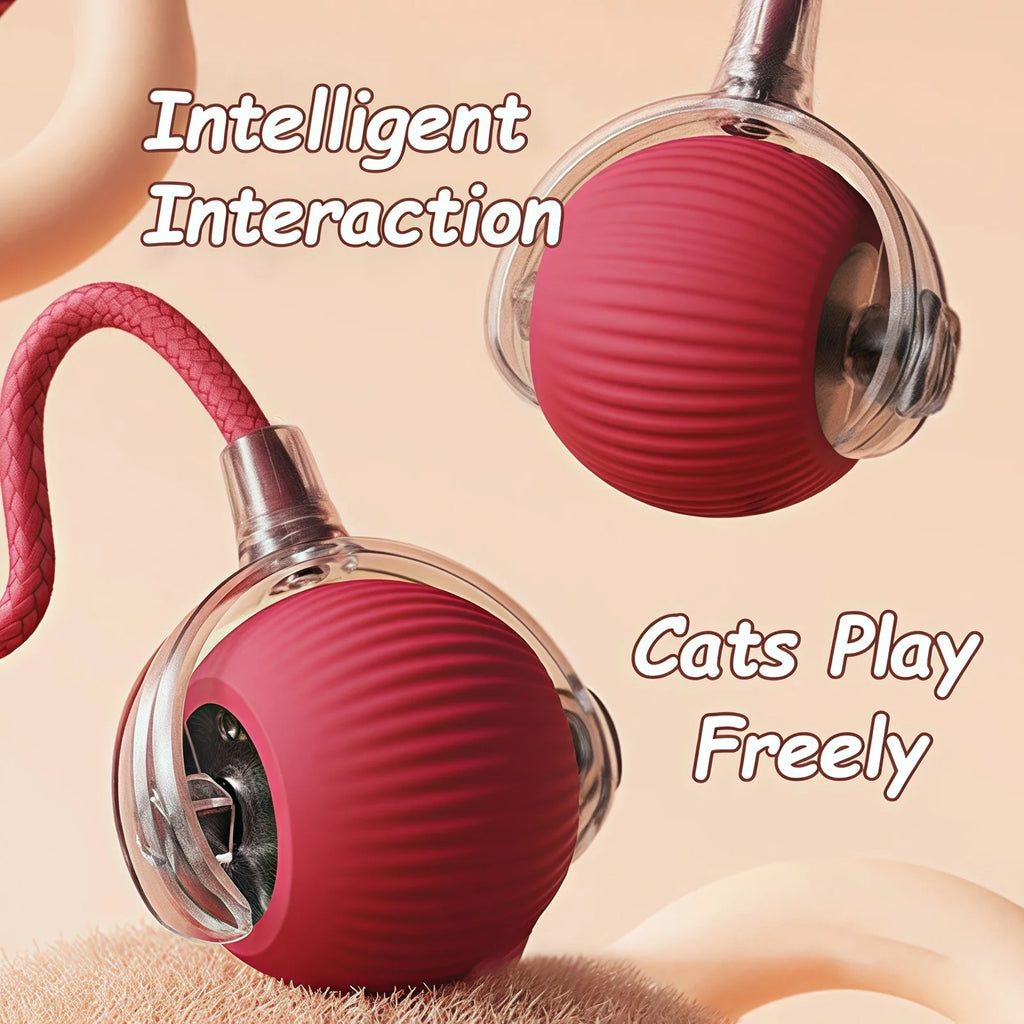Palla Interattiva per Gatti e Cani – Gioco Automatico con Coda Falsa