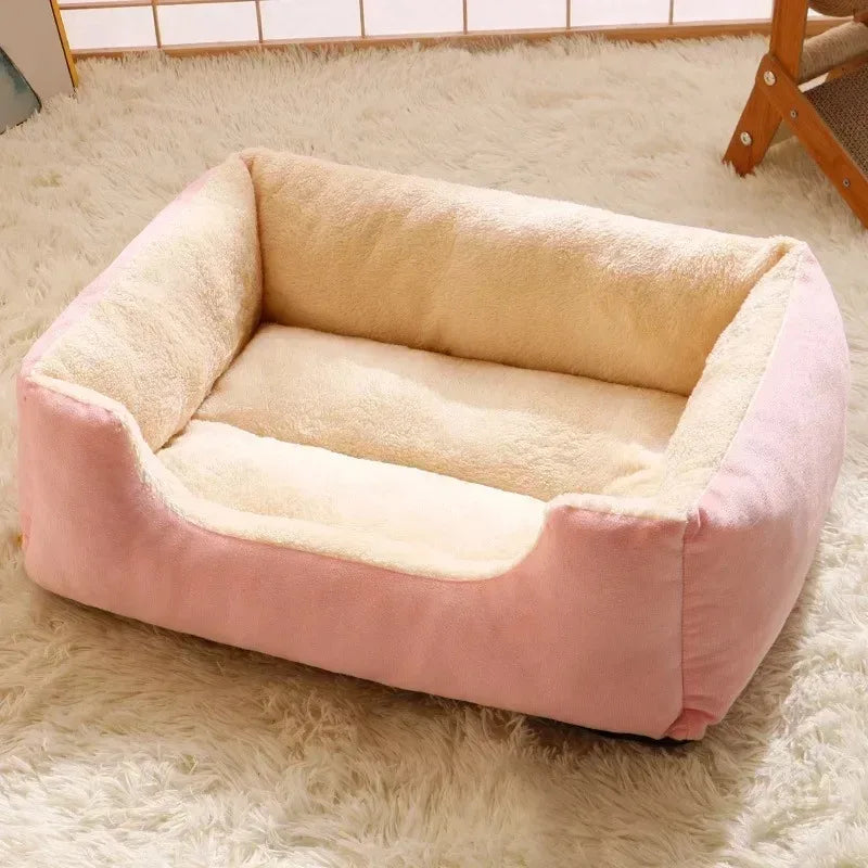 Cuccia in peluche traspirante per gatti e cuccioli – Accessorio invernale