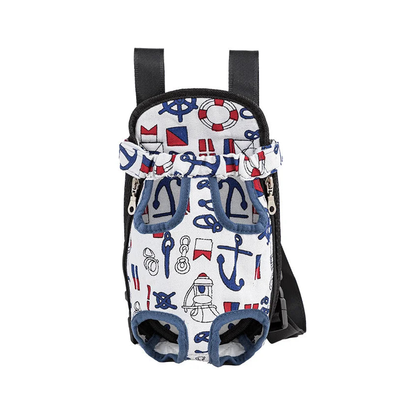 Zaino Esterno per Cani Camuffamento Traspirante, Carrier Viaggio Piccola Taglia