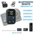 YOCTOP Is Suitable for DJI Sports Camera Bluetooth Remote Control Compatible with Action6/5 Pro/4 Osmo360 Controller Accessories