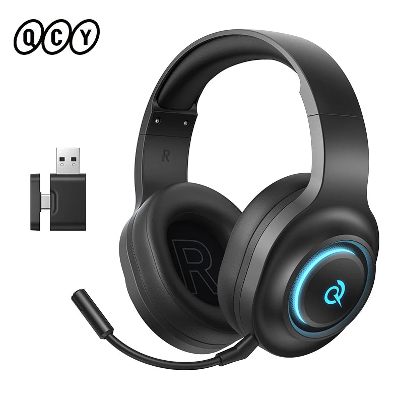Cuffie Gaming Over-Ear Wireless 7.1 Surround, 50 mm, RGB e Mic Detrattile