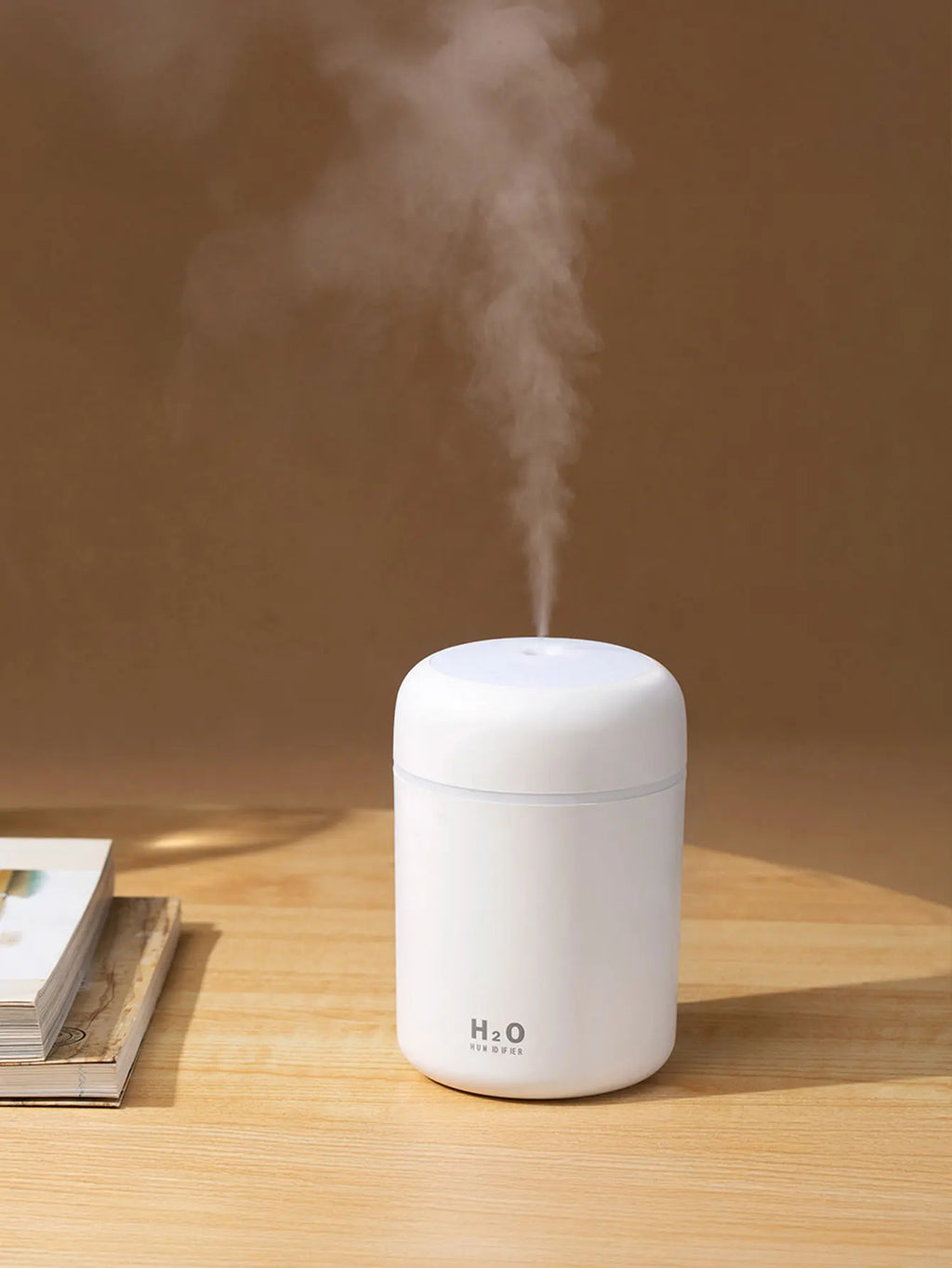 Diffusore Aromaterapico 300ml USB Luce a 7 Colori, Umidificatore per Casa e Auto