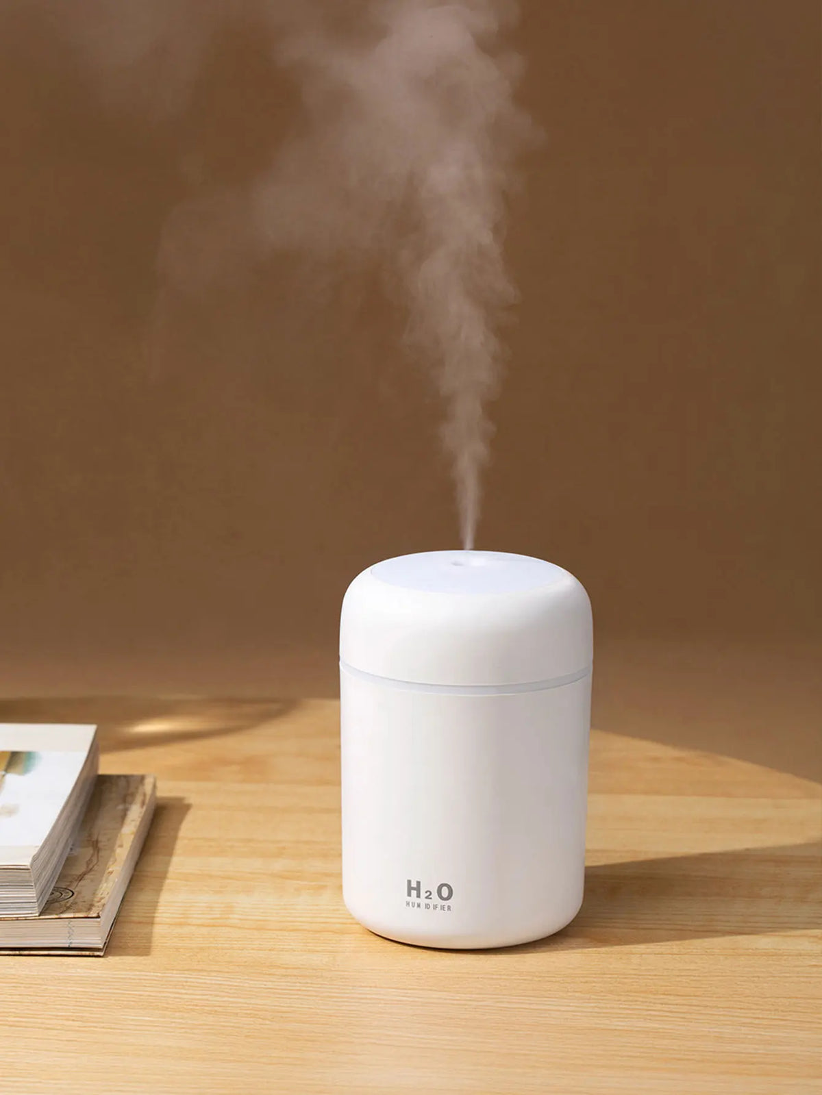 Diffusore Aromaterapico 300ml USB Luce a 7 Colori, Umidificatore per Casa e Auto