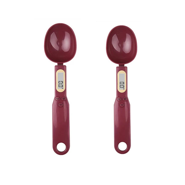 Bilancia Cucina Digitale Mini a Cucchiaio 0,1‑500 g con Display LCD