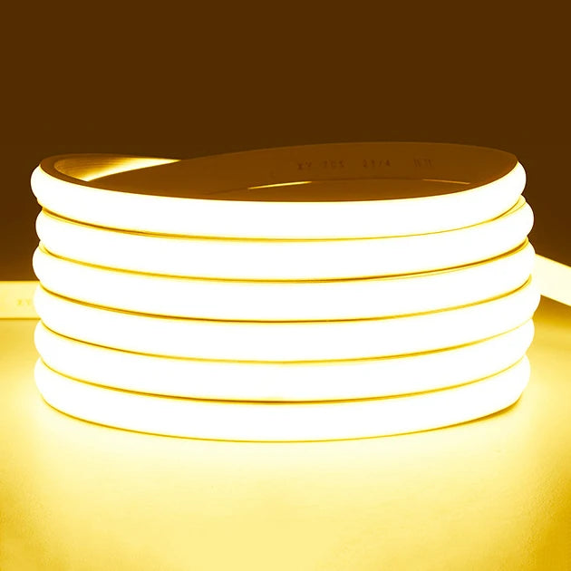 Striscia LED COB 220V con interruttore e spina EU – luce bianca calda o fredda