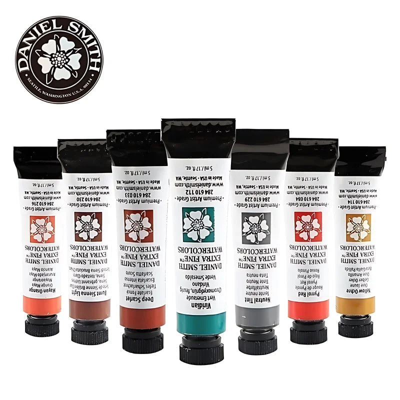 American Daniel Smith Watercolor Paint Natural Mineral Ultra-Fine 15ml Paint Tube Acuarelas Painting Artist Painting Supplies