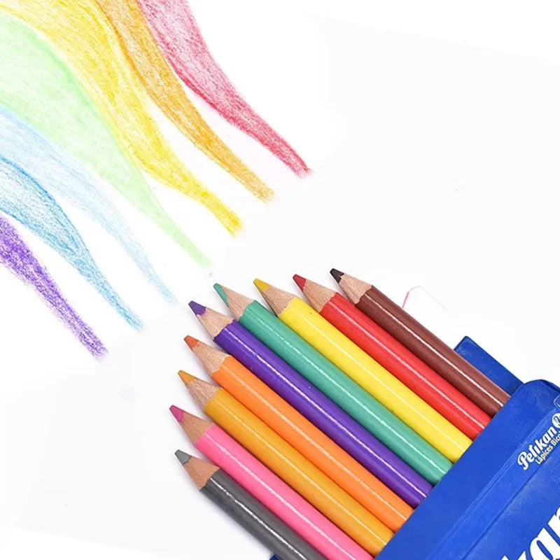Matite a Doppia Punta 24 Colori per Bambini – Disegno, Schizzo e Arte Pastello