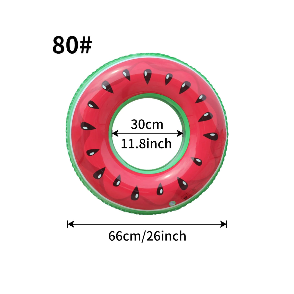 Anello gonfiabile Watermelon in PVC per piscina e spiaggia