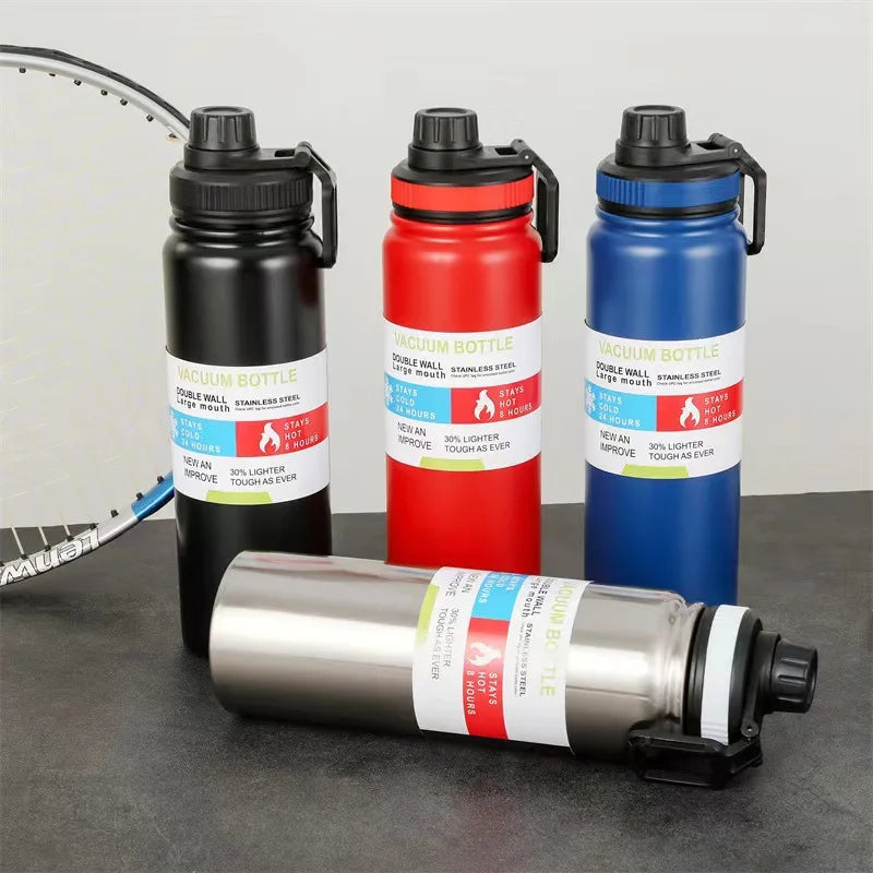 Thermos in acciaio inox 600/800/1000 ml – Borraccia termica isolata per caldo e…