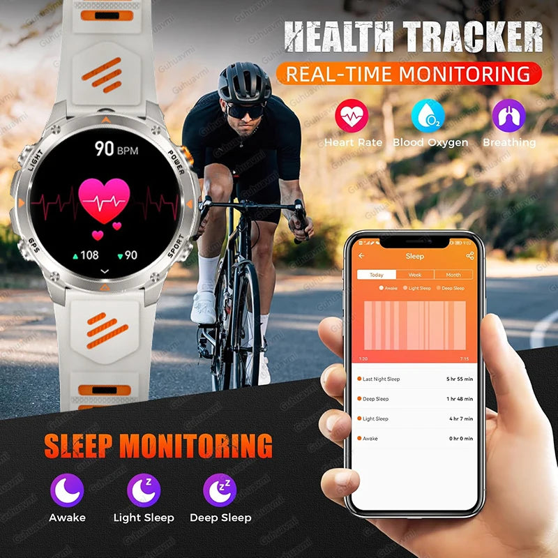 Smartwatch GPS 2026 con AMOLED 1.46", impermeabile 3ATM e batteria 540 mAh