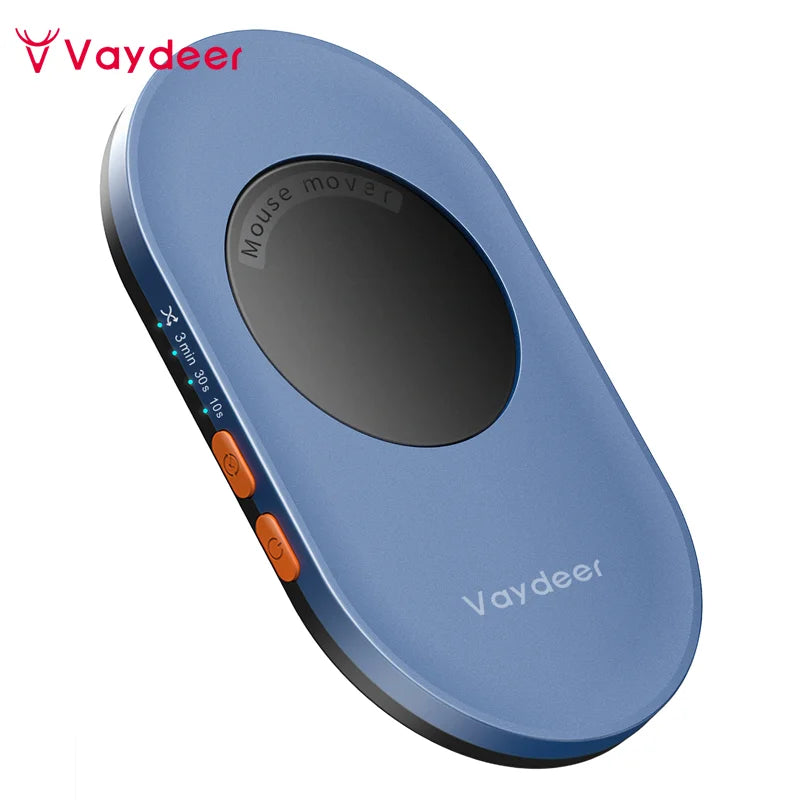Vaydeer Ultra Slim Mouse Mover with Adjustable Interval Timer, Undetectable & Noiseless Jiggler Simulates Realistic Movement