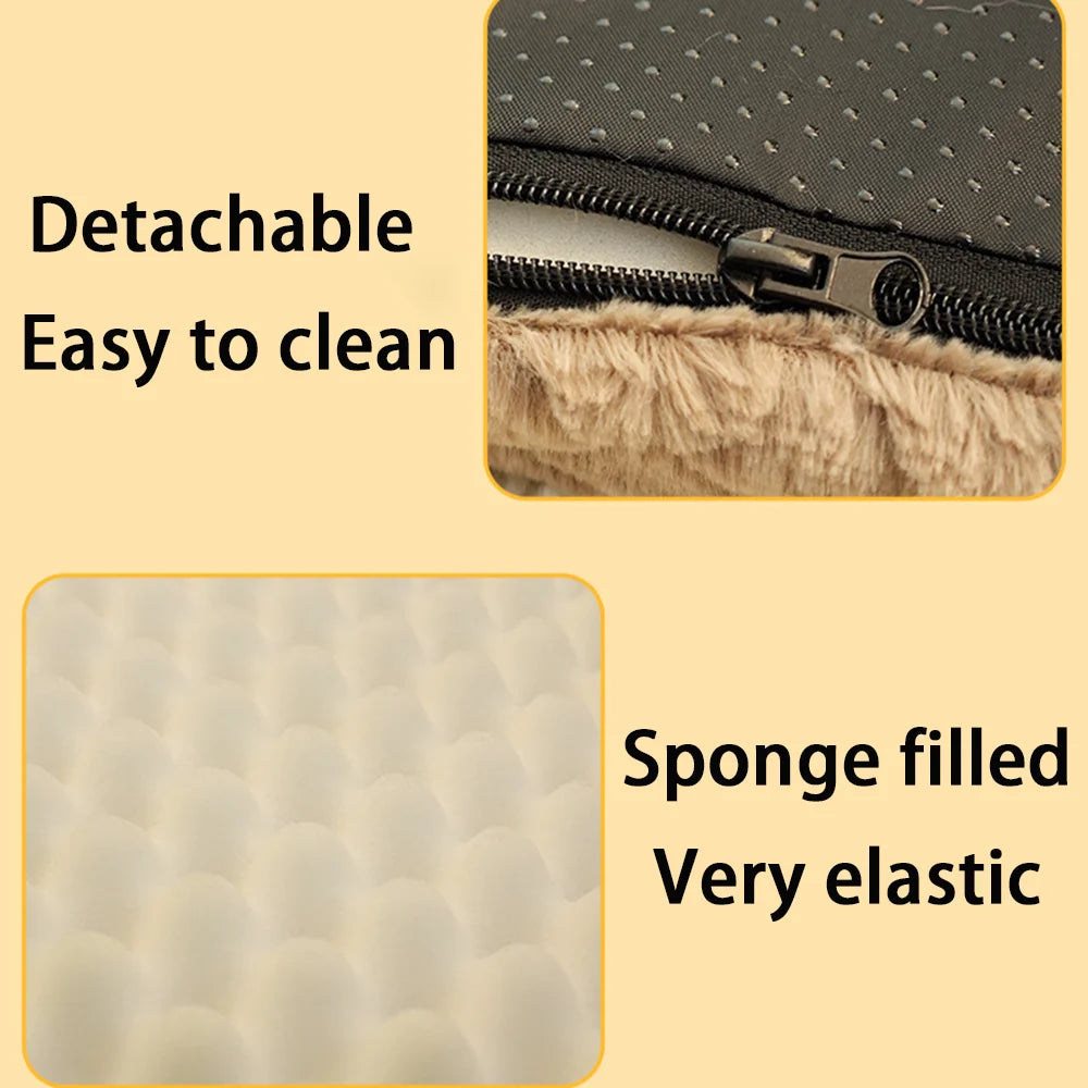 Cuccia Orthopedic 3D Foam con Rivestimento Faux Fur Rimovibile, Antiscivolo,…