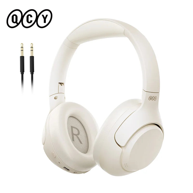 Cuffie wireless con ANC 43 dB, 60 h di autonomia e Bluetooth 5.4