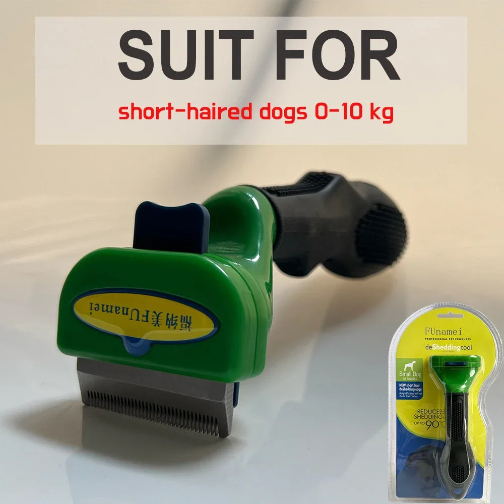 Spazzola anti-pelo per cani e gatti – rimuove il sottopelo, manico ergonomico