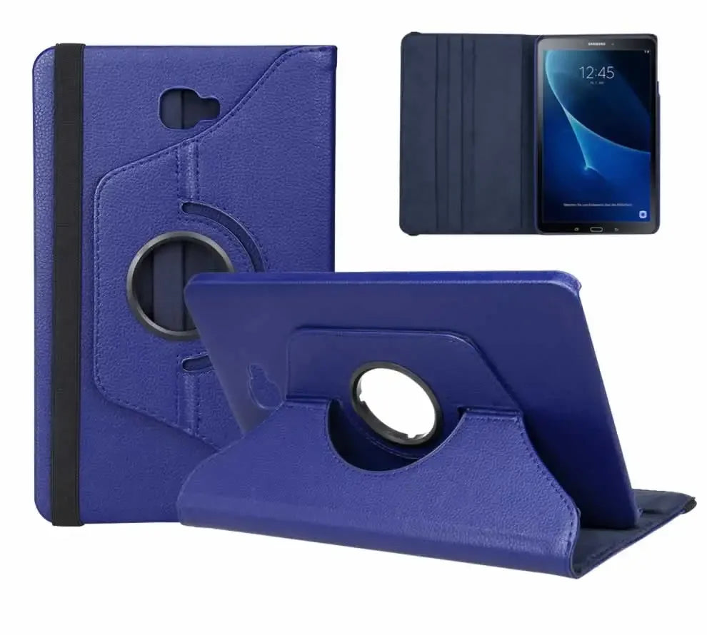 Cover protettiva rotante 360° per tablet 10.1" - design in pelle