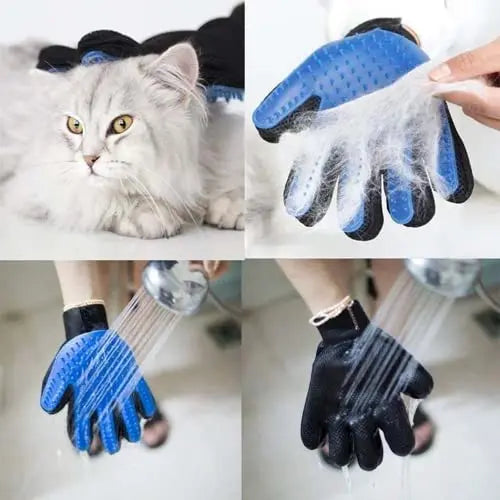 Guanto in silicone per rimozione peli e massaggio per cani e gatti – 6 colori