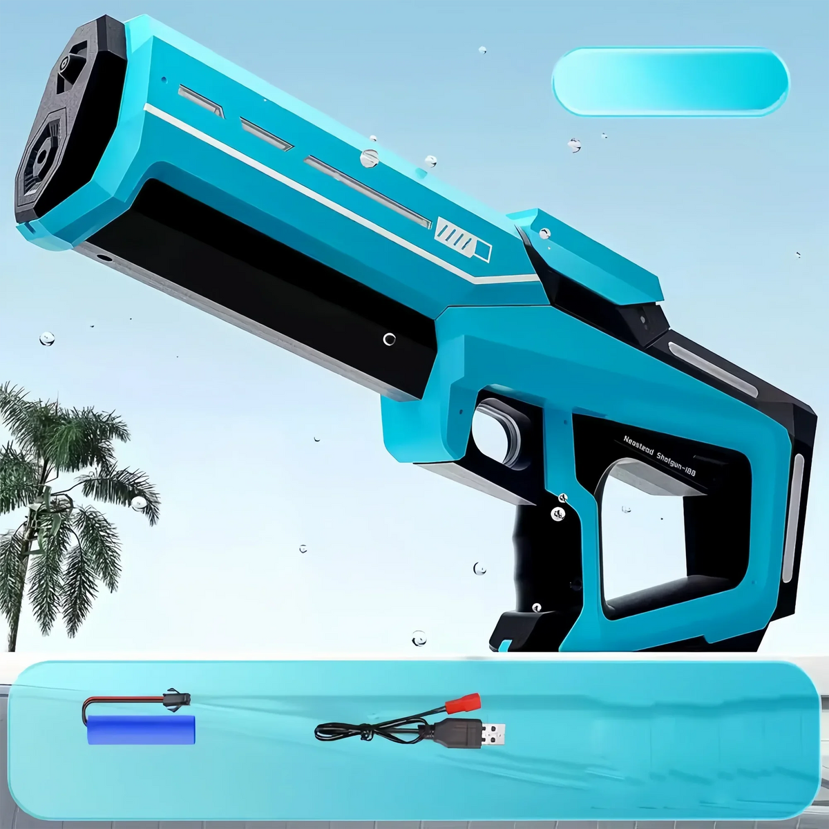 Pistolet à eau électrique automatique haute capacité – Jeu d'été