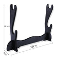 Porta Katana a 3 livelli in legno – supporto da pavimento per spade, sabre e…