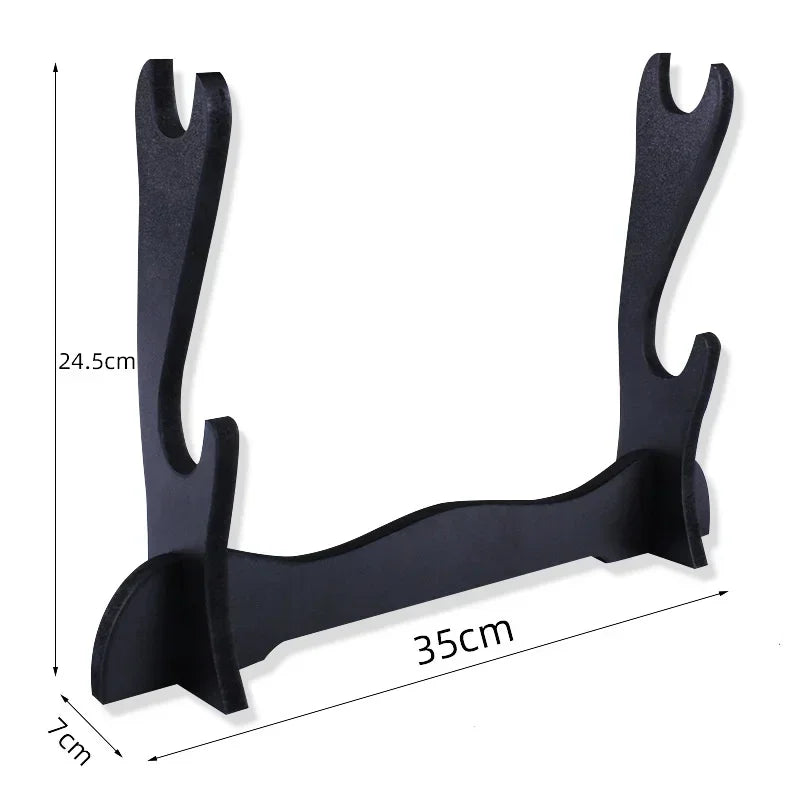 Porta Katana a 3 livelli in legno – supporto da pavimento per spade, sabre e…