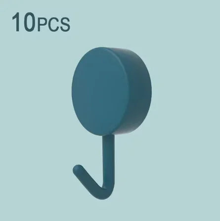 10 Ganci Adesivi per Parete – Forno, Bagno, Cucina, Senza Foratura