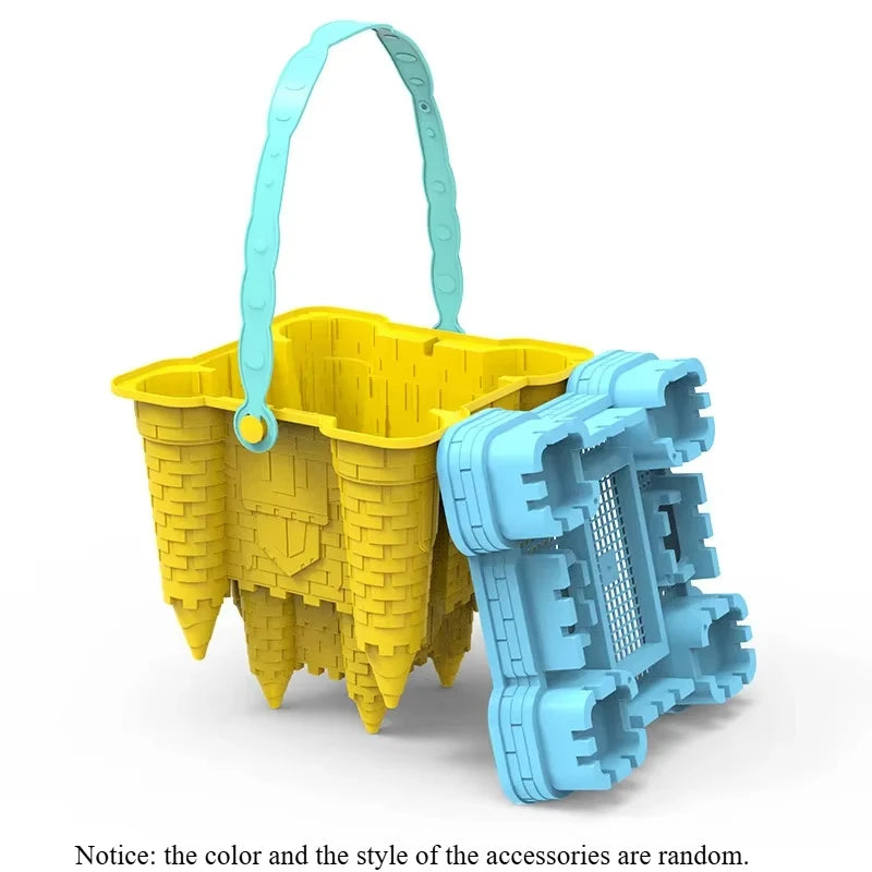 Set da Spiaggia Castello con Secchiello e Palette – Gioco di Sabbia per Bambini