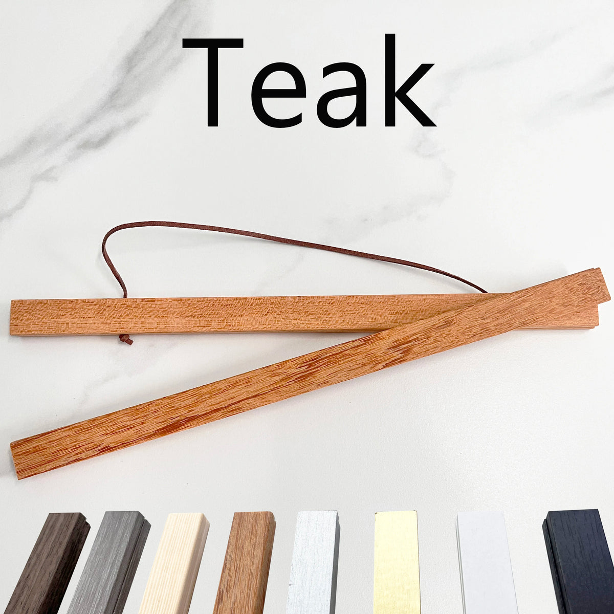 Cornice foto in legno 8 colori – Stile rustico, supporto magnetico, 21‑50 cm