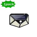 Lampada Solare da Giardino con Sensore di Movimento, 100 LED, IP65, 3 Modalità