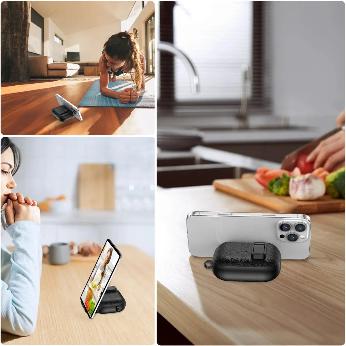 Phone Holder cortex Case For AirPods Pro 3  Bluetooth headset Cover For AirPods Pro 2 or AirPods 1 2 3 4 Pro Case With Hook