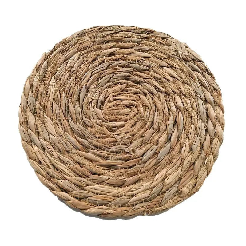 Handwoven Rattan Placemats - Heat Resistant Natural Table Mats for Dining, Kitchen, Wedding & Home Decor, Eco-Friendly Woven