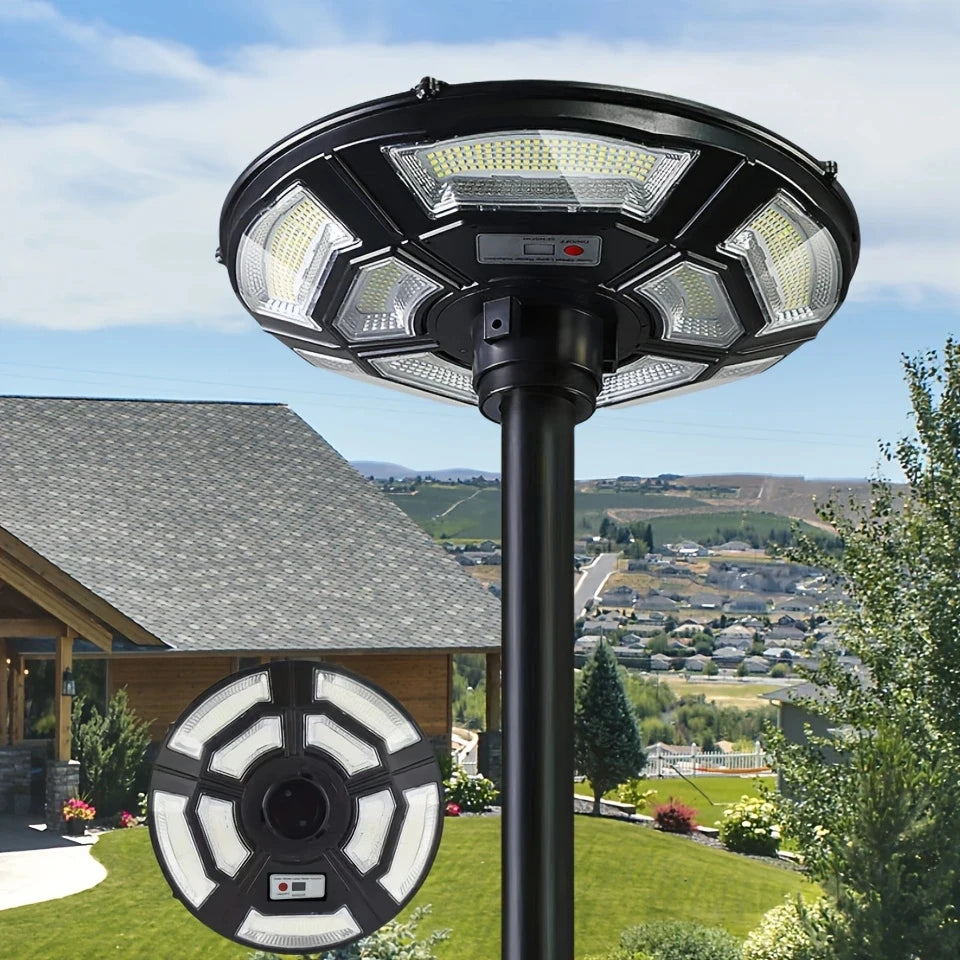 Lampada da Giardino Solare UFO con Sensore di Movimento – Accensione Automatica