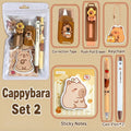 Set Cancelleria Kawaii Capybara – Kit Carino per Scuola e Regalo