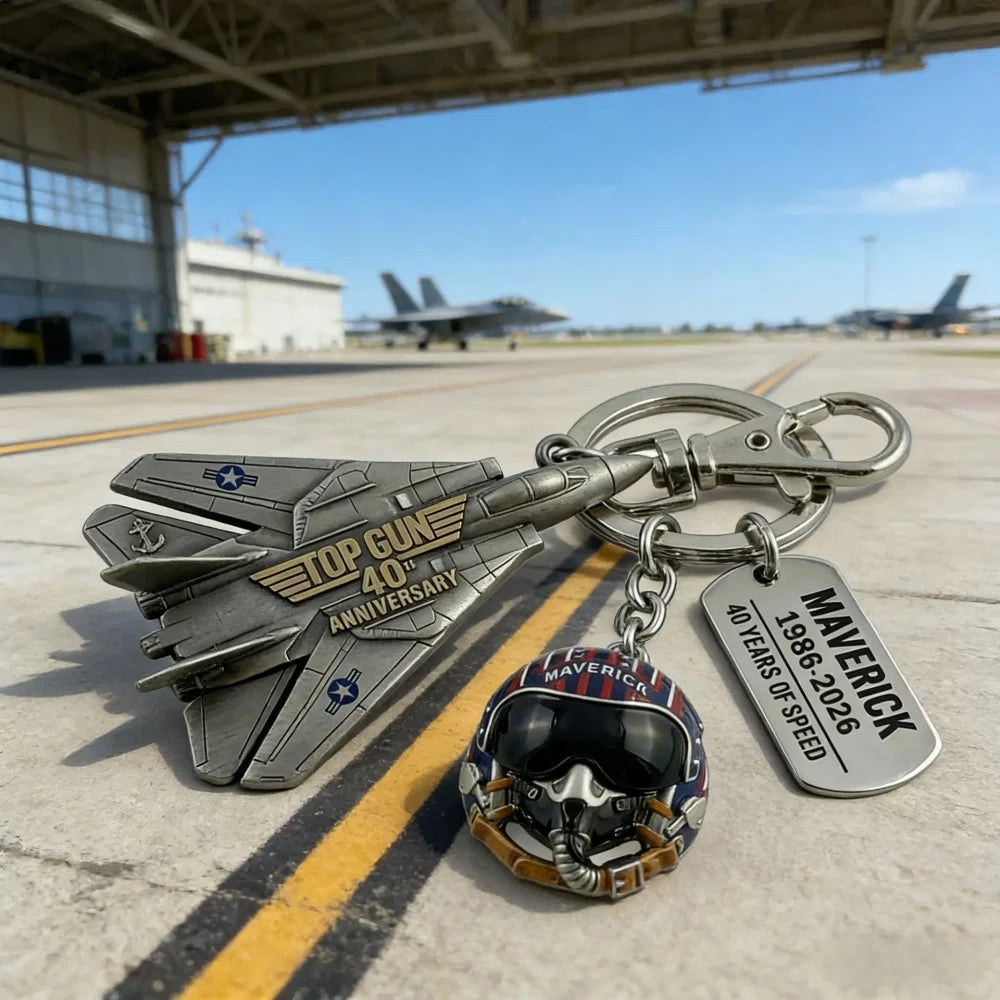 In Stock Top Gun 40th Anniversary Keychain Pilot Duck Cosplay Collectible Figurine 2026 Movie Fan Exclusive Gift