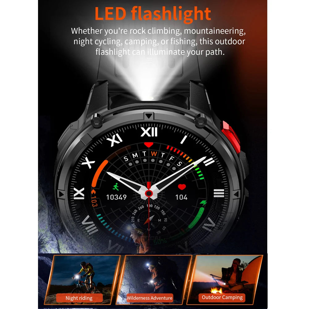 Smartwatch sportivo GPS con batteria 1100 mAh, impermeabilità 3 ATM e…