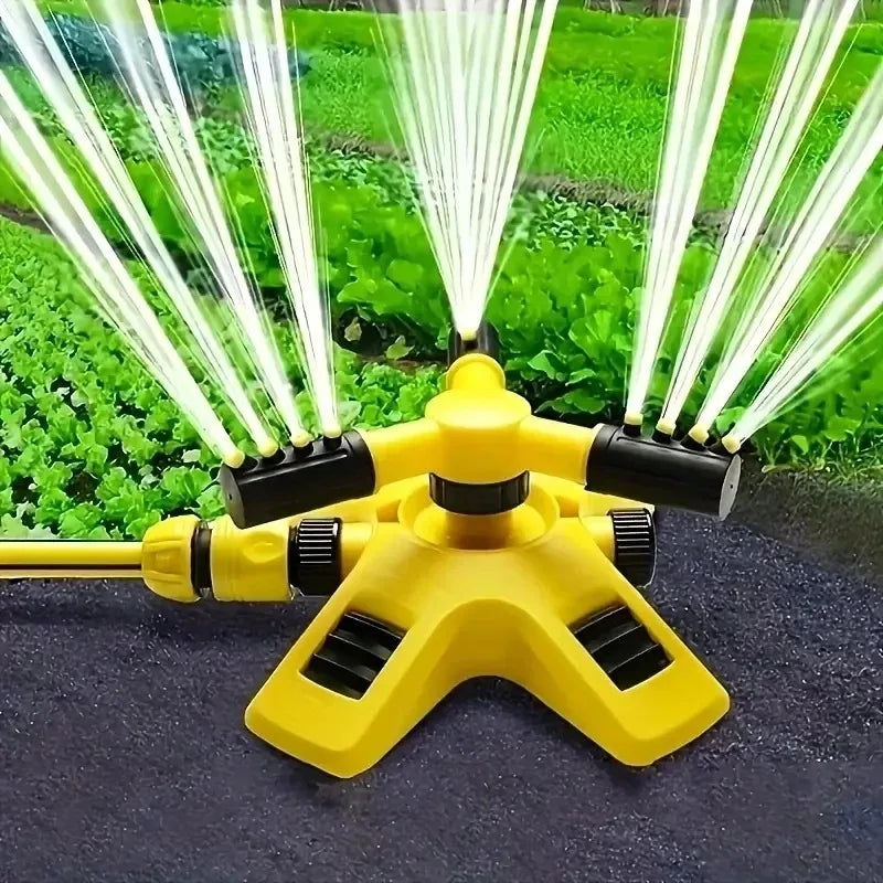 Irrigatore rotante a 360° per giardino e prato – copertura ampia