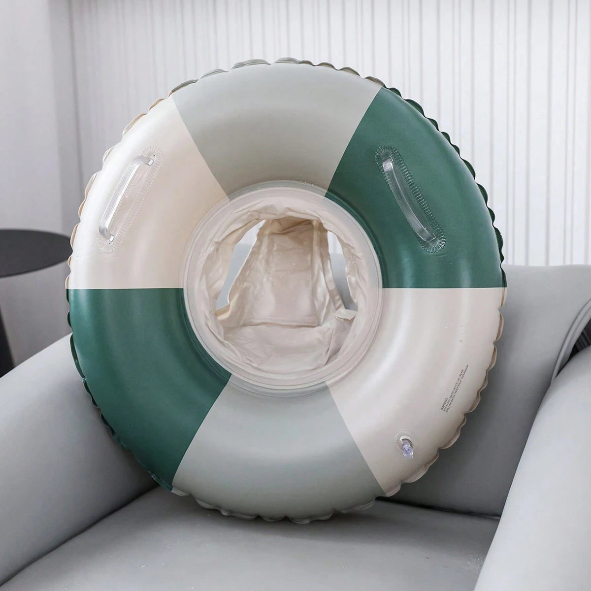 Anello gonfiabile in PVC con maniglie – relax estivo in piscina