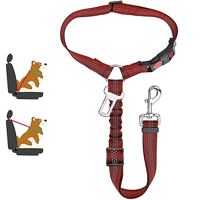 Imbracatura Canino Gatto Cintura Auto 2-in-1 Guinzaglio Sicurezza Sedile…