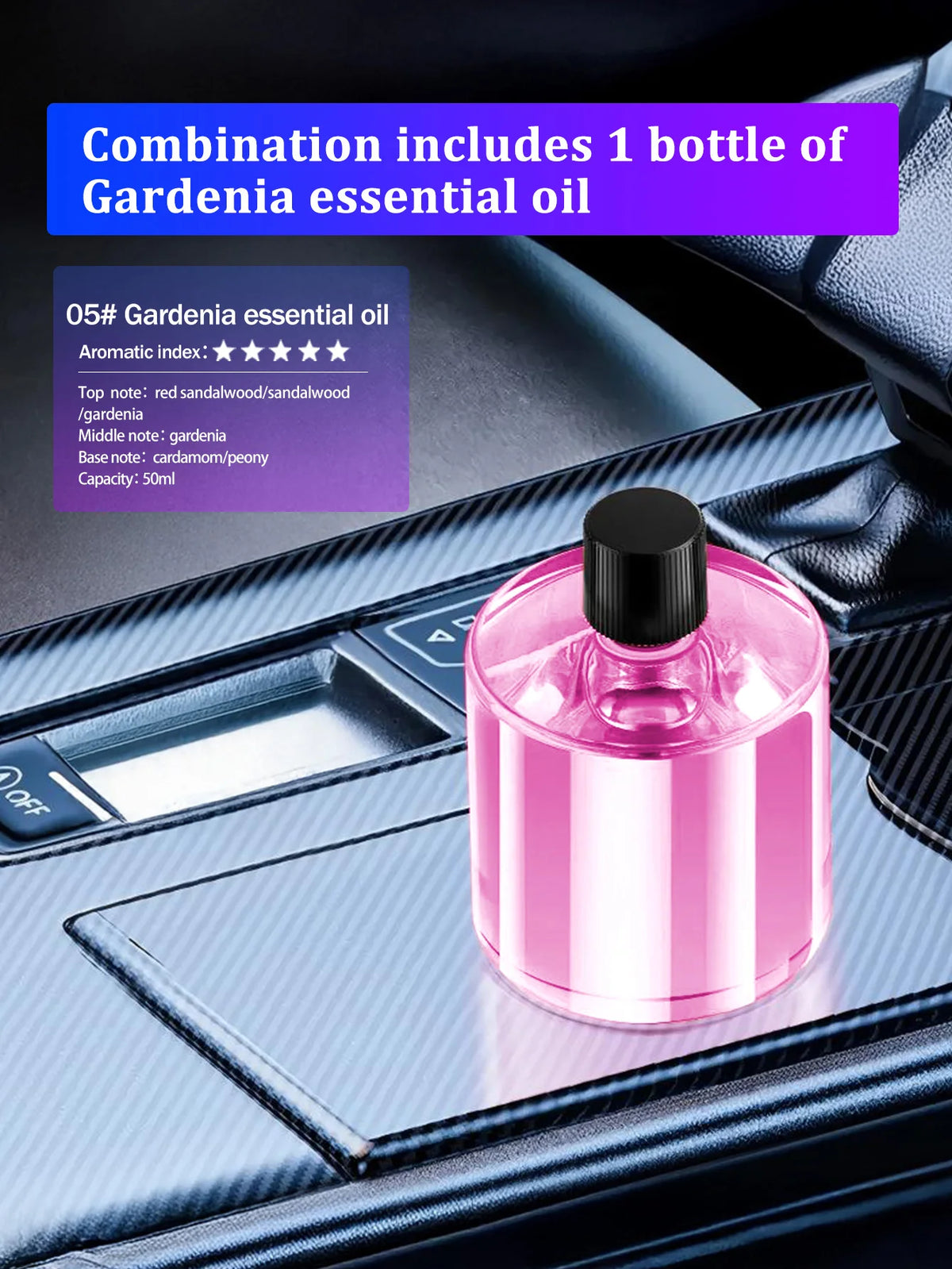 Lampada romantica a luce multicolore ricaricabile con diffusore aromatico per…