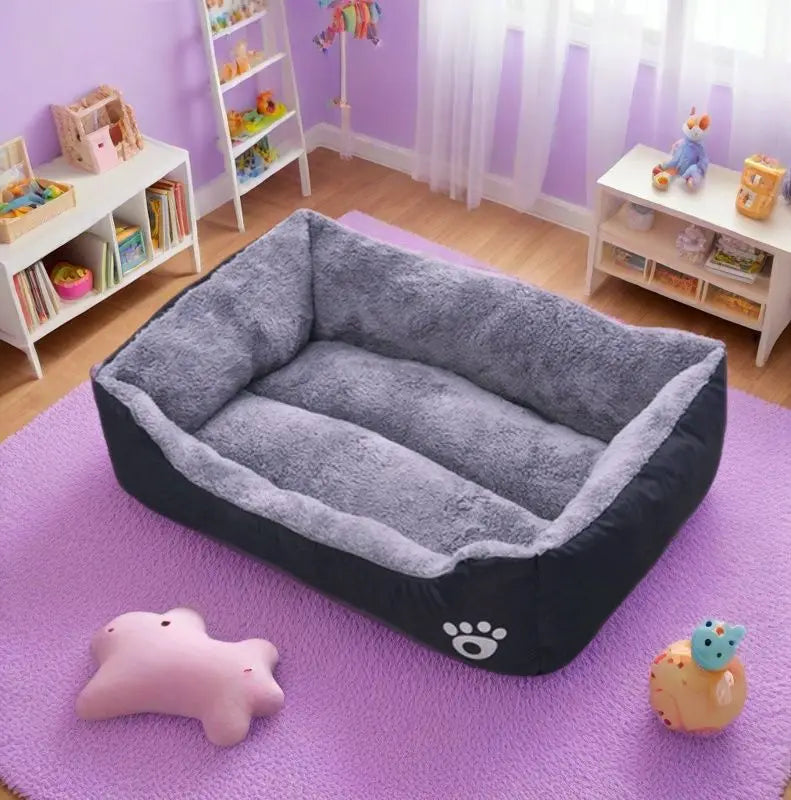Cuccia Plush per Cani - Letto Non Scivoloso e Resistente, Taglie S-XL